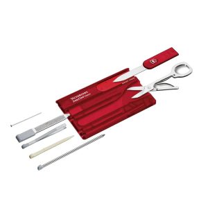 NAVAJA VICTORINOX RUBI TRANSLUCIDO SWISSCARD