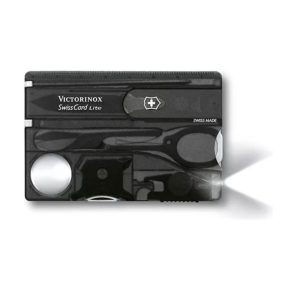 SWISS CARD VICTORINOX NEGRA TRANSLUCIDA LITE