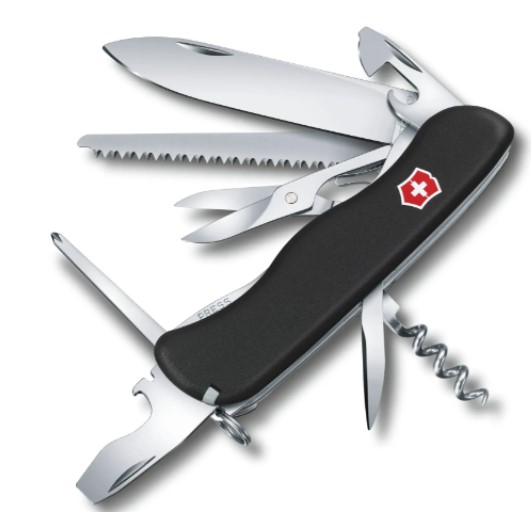 NAVAJA VICTORINOX NEGRA 111MM OUTRIDER