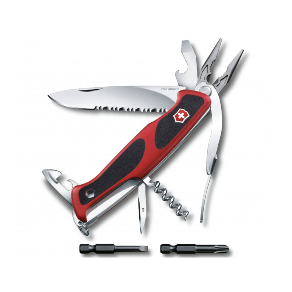 NAVAJA VICTORINOX ROJO/NEGRO 130MM RANGERGRIP 174 HANDYMAN