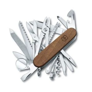 NAVAJA VICTORINOX  MADERA NOGAL 91MM SWISS CHAMP WOOD