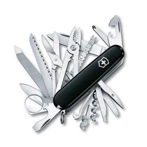 NAVAJA VICTORINOX 91MM NEGRA SWISS CHAMP