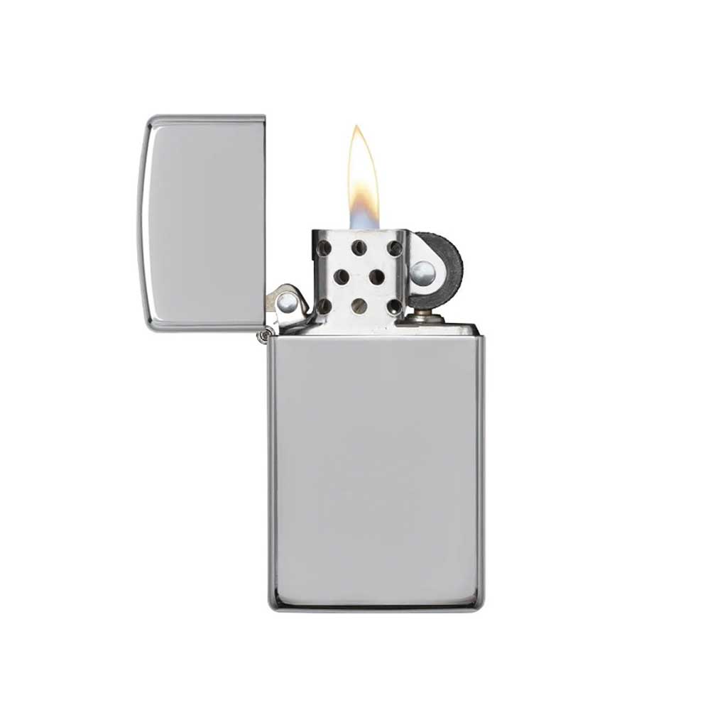 Encendedor Zippo 1610 Slim High Polish Chrome - Imagen 2