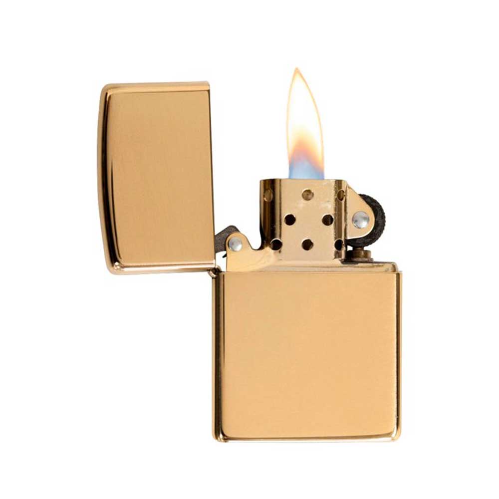 Encendedor Zippo 1654B Slim Hight pol Brass - Imagen 2