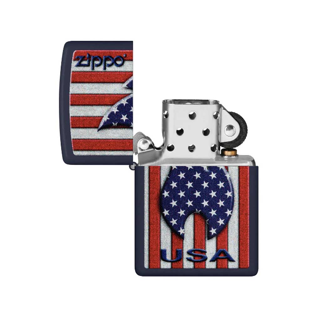 Encendedor Zippo 48560 Patriotic Flame Design - Imagen 2