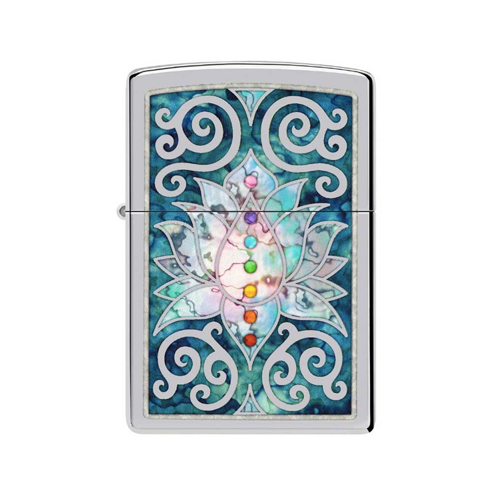 Encendedor Zippo 48592 Lotus Flower Design