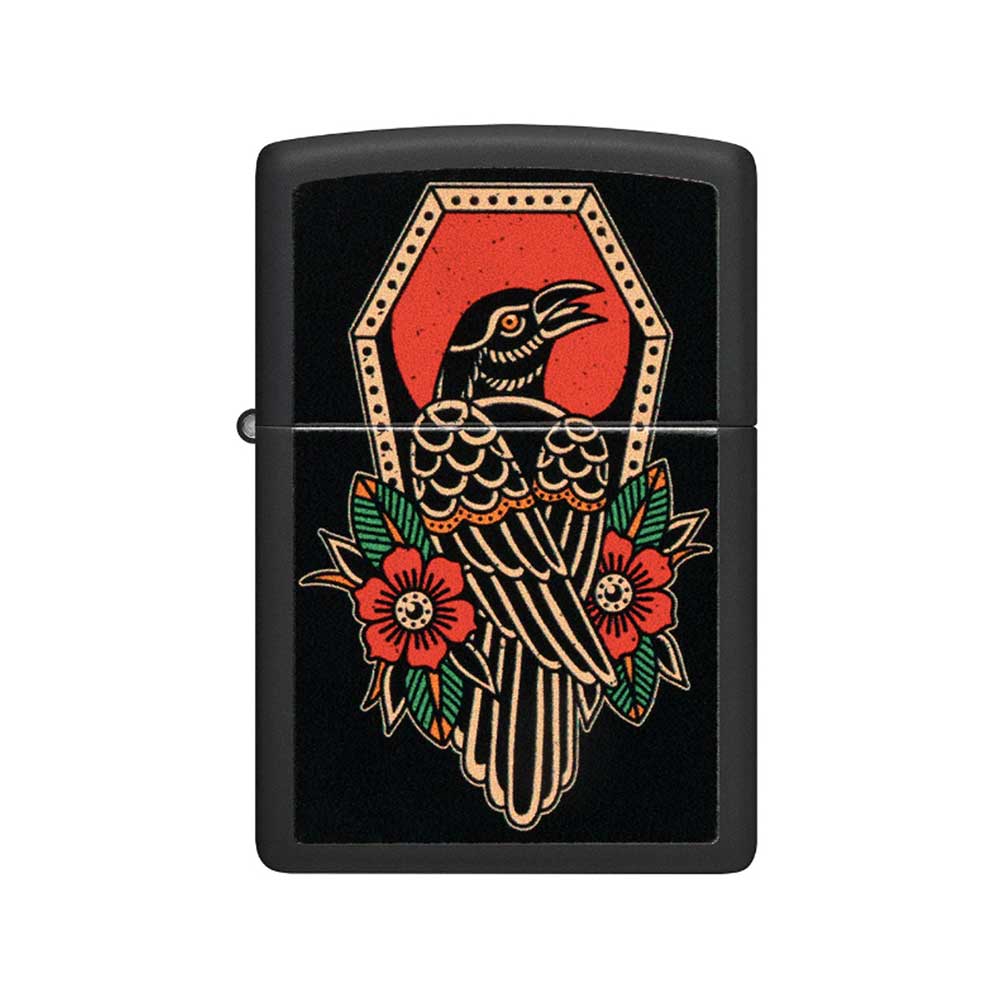 Encendedor Zippo 48611 Crow Tattoo Design