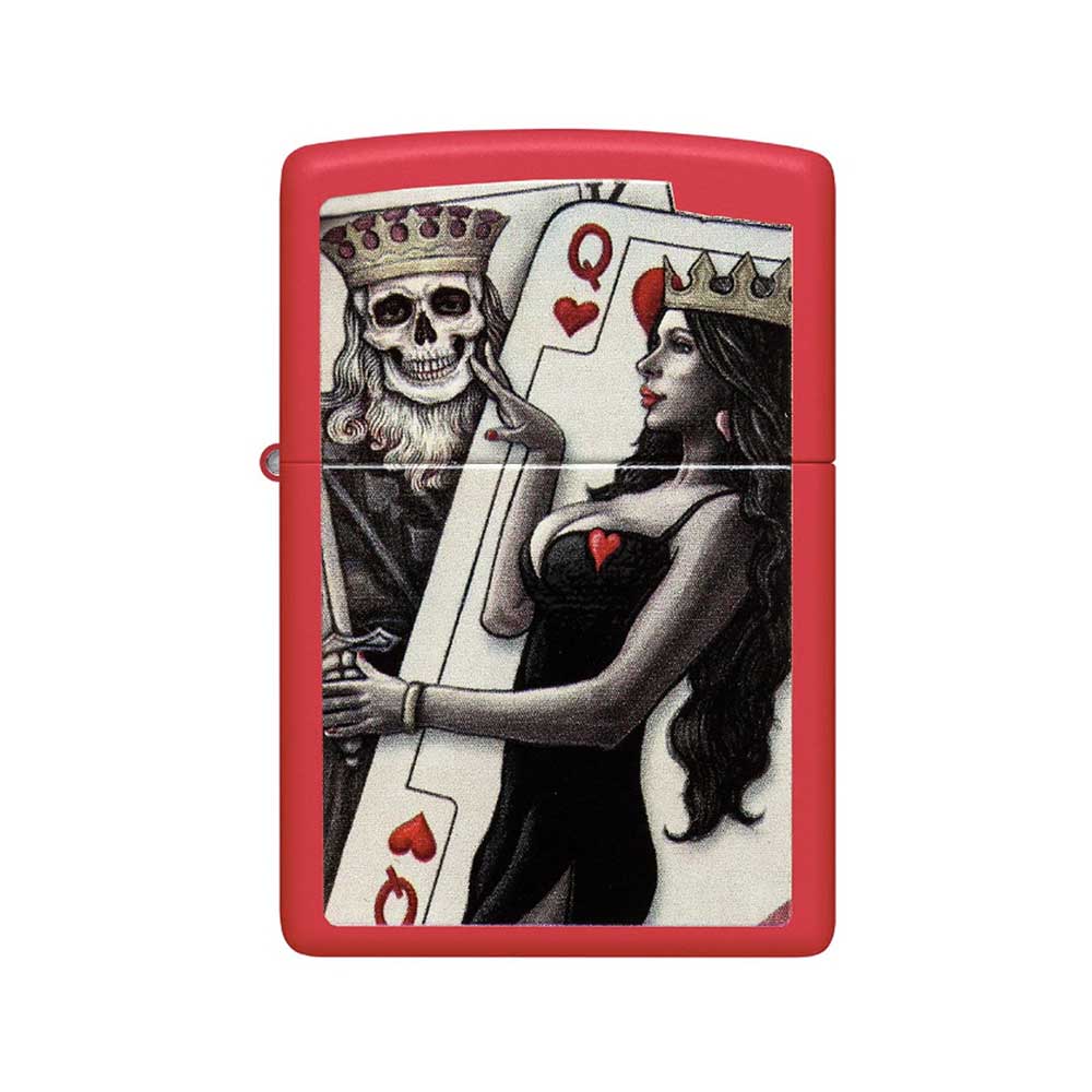 Encendedor Zippo 48624 Skull King Queen Beauty