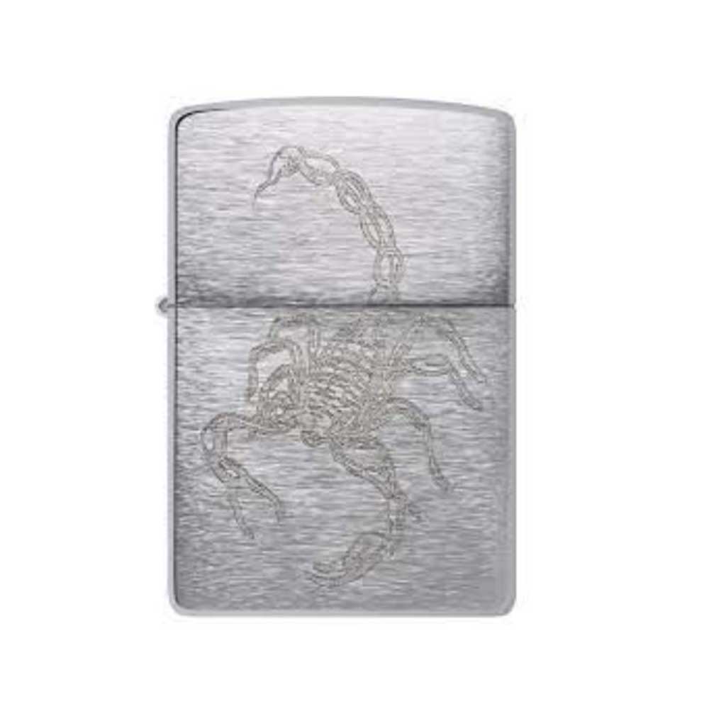 Encendedor Zippo 48788 Scorpion Brushed Chrome