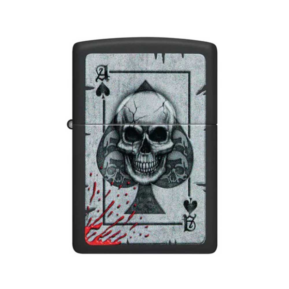 Encendedor Zippo 48794 Skull Ace Black