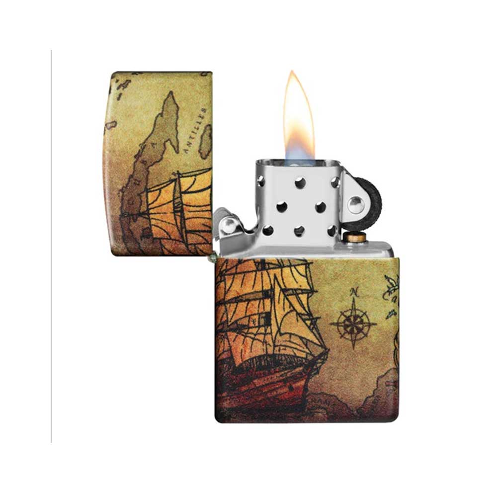 Encendedor Zippo 49355 Pirate Ship Design - Imagen 2