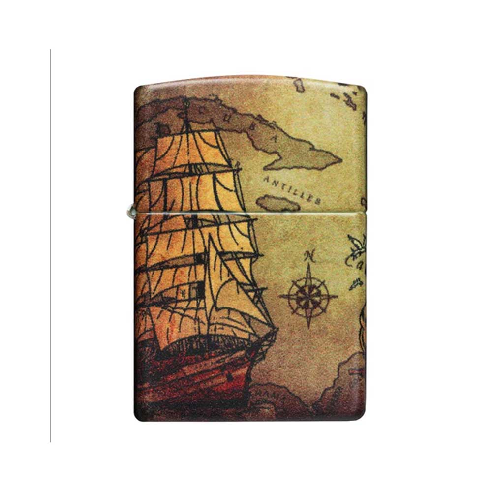 Encendedor Zippo 49355 Pirate Ship Design