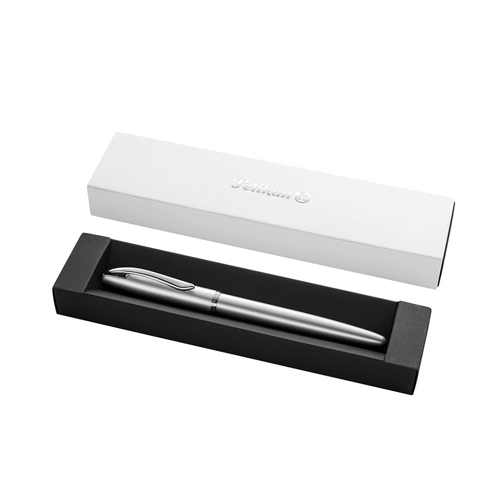 Pluma Pelikan Estilográfica Jazz Elegance Blanco + CAJA DE REGALO G24
