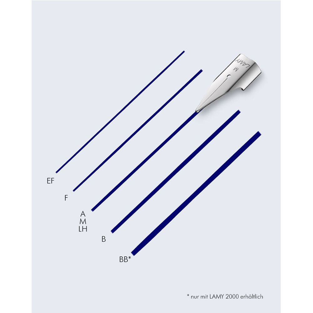 Plumin Lamy Acero F Z50 Acero F Acero - Imagen 3