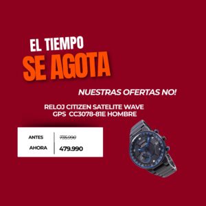 RELOJ CITIZEN SATELLITE WAVE GPS CC3078-81E HOMBRE