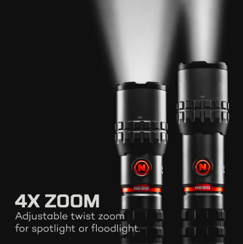 LINTERNA NEBRO SLIDE KING 2K FLASHLIGHT 500 LUMENES - Imagen 3