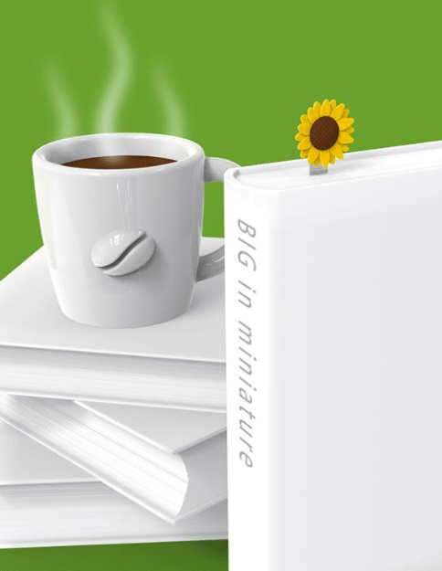 MARCADOR DE LIBRO METALMORPHOSE GIRASOL MTMB212-05 - Imagen 2