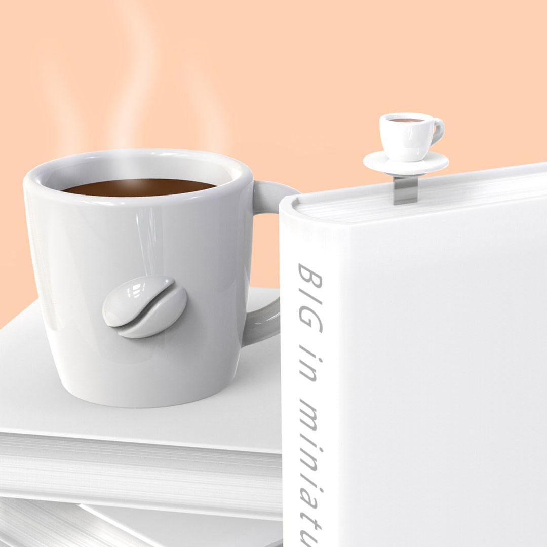 MARCADOR DE LIBRO METALMORPHOSE TAZA TE MTMB233-01 - Imagen 3