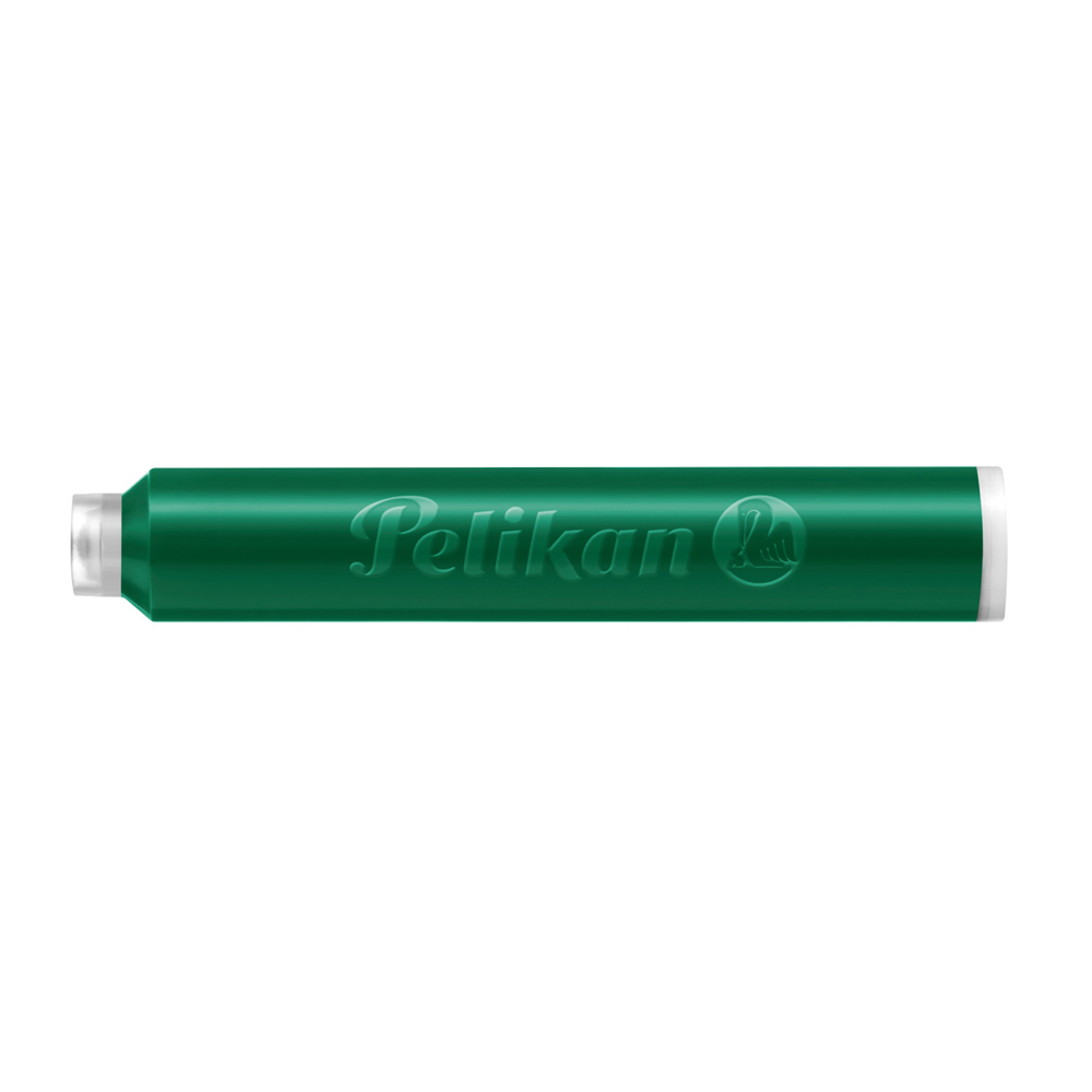 Cartucho de Tinta Corto para Pluma Estilográfica Pelikan TP/6 Tinta 4001 Color Verde Oscuro, contiene 6 unidades. - Imagen 2