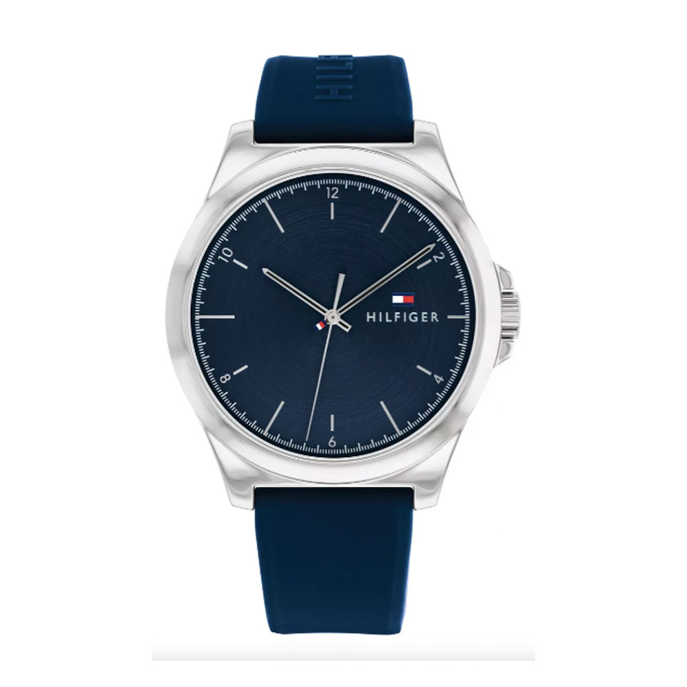 RELOJ TOMMY HILFIGER 1710616 ANALOGO PULSERA SILICONA AZUL HOMBRE