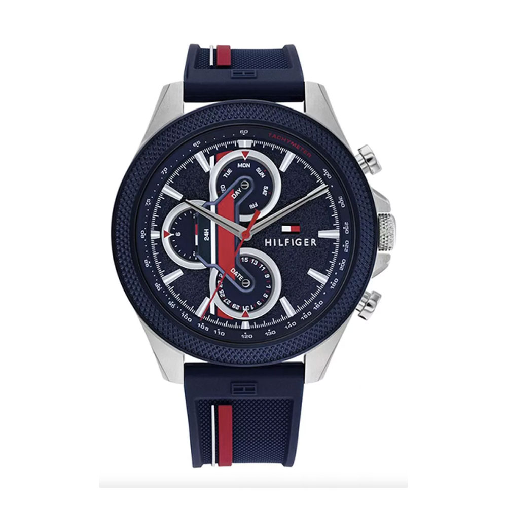 RELOJ TOMMY HILFIGER 1792083 ANALOGO PULSERA SILICONA AZUL HOMBRE