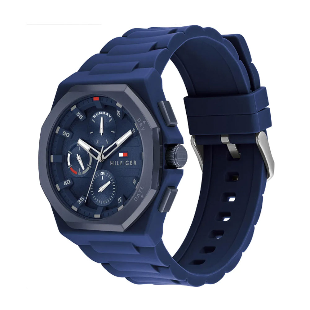 RELOJ TOMMY HILFIGER 1792122 ANALOGO PULSERA SILICONA AZUL HOMBRE - Imagen 2