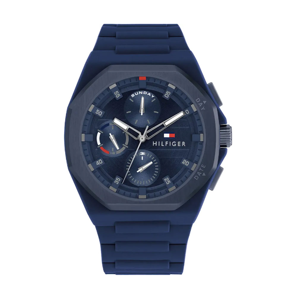 RELOJ TOMMY HILFIGER 1792122 ANALOGO PULSERA SILICONA AZUL HOMBRE