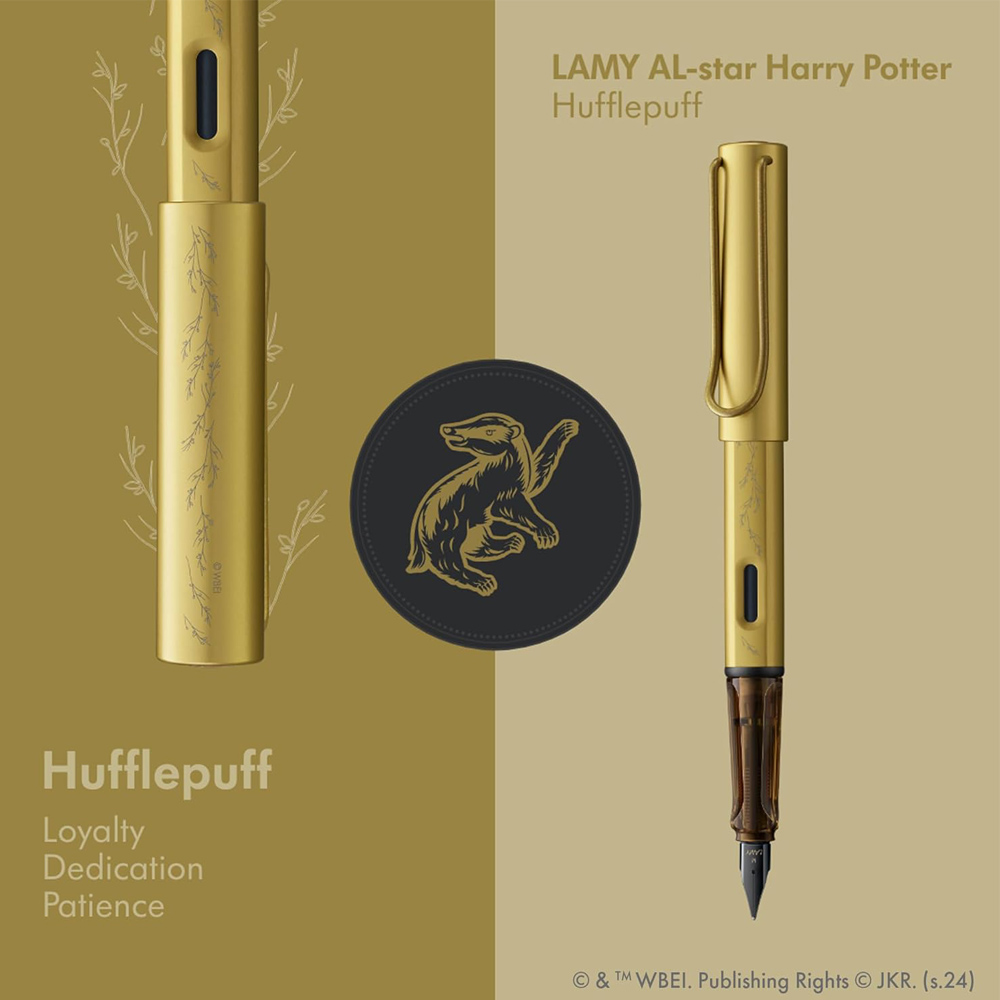 Pluma Estilográfica Hufflepuff (M) Al Star Lamy Harry Potter - Imagen 3