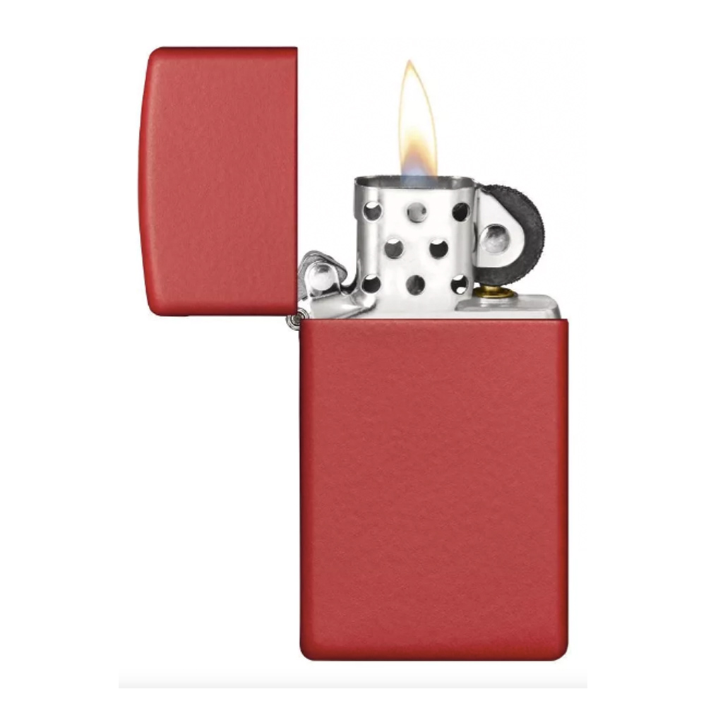 ENCENDEDOR ZIPPO, MODELO SLIM RED MATE - Imagen 2