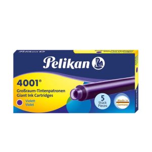 Cartuchos de Tinta Largo Pelikan GTP/5 Tinta 4001, Color Violeta contiene 5 unidades