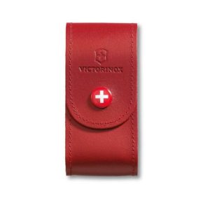 ESTUCHE VICTORINOX 4.0521.1   .  CINTURON CUERO ROJO