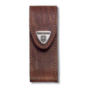 ESTUCHE VICTORINOX 4.0543 CUERO PIEL COLOR CAFÉ