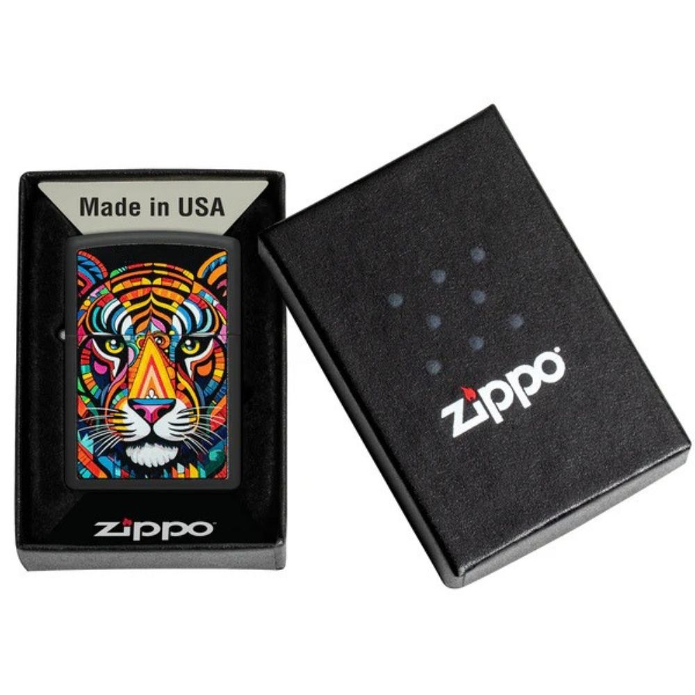 ENCENDEDOR ZIPPO, MODELO COLORFUL TIGER DESIGN - Imagen 2