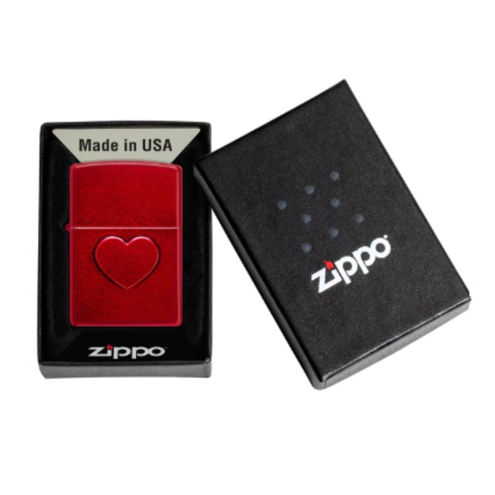 Encendedor Zippo 46588 Stamped Heart Design - Imagen 2