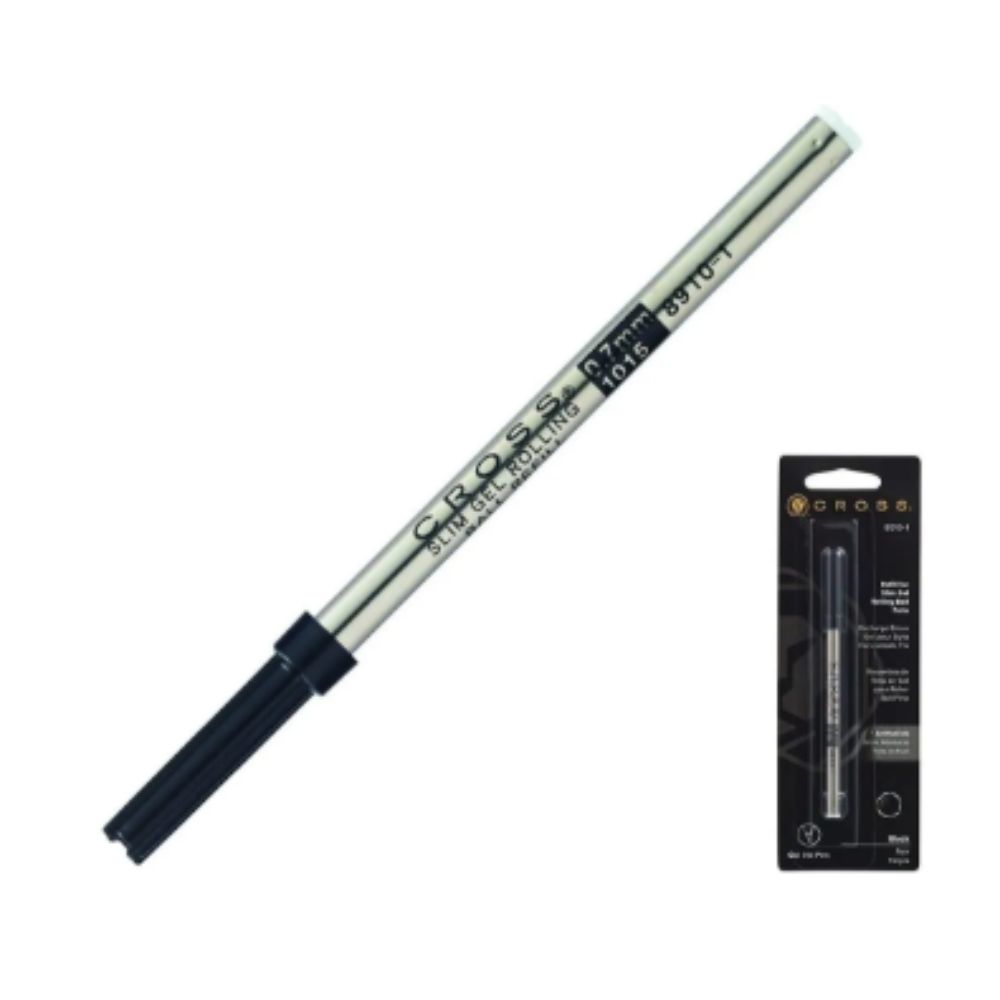 REPUESTO CARGA SLIM PARA CANETA CROSS GEL PRETA ROLLERBALL