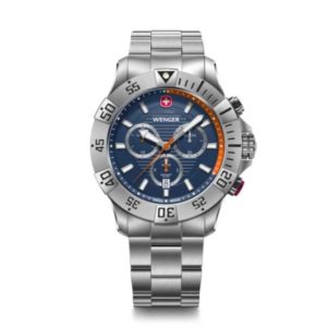 RELOJ WENGER 01.0643.125 DE MUÑECA  SEAFORCE CHRONO 43 SIR, BLE DIAL, SIR SST