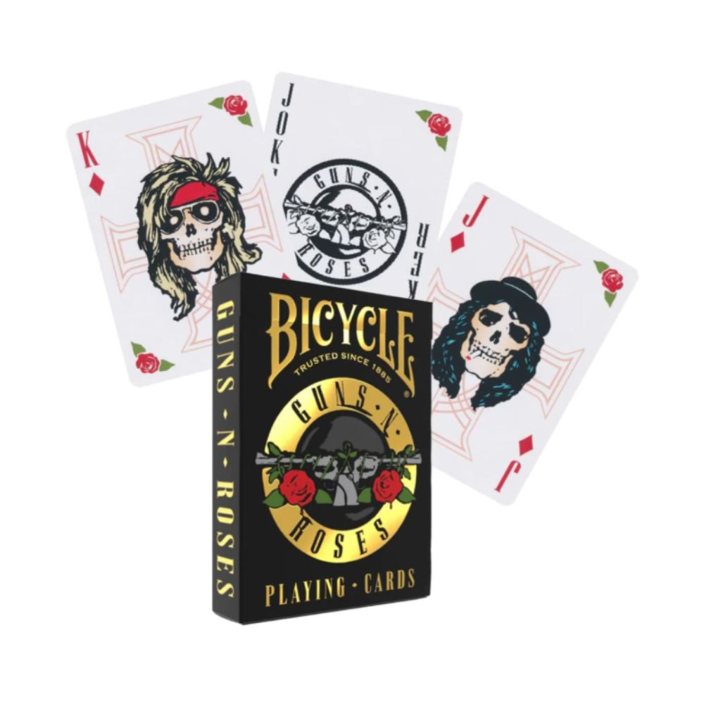 CARTAS PARA JUGAR BICYCLE GUNS & ROSES