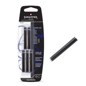 BLISTER CON 5 CARTUCHOS  SHEAFFER NEGRO 96330