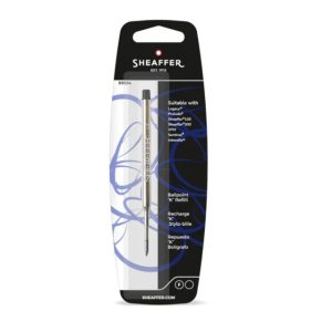 REPUESTO SHEAFFER TIPO "K" BOLÍGRAFO NEGRO PUNTO FINO 99334