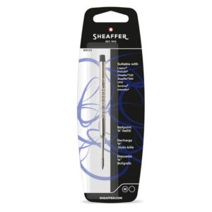 REPUESTO SHEAFFER TIPO "K" BOLÍGRAFO NEGRO PUNTO MEDIANO 99335