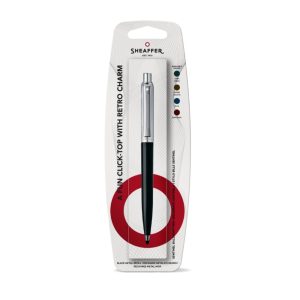 Bolígrafo Sheaffer Sentinel Negro / Cromo CT BLISTER
