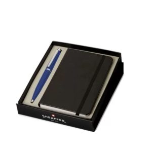 Bolígrafo Sheaffer VFM G9401, Azul neón CT + Libreta A6