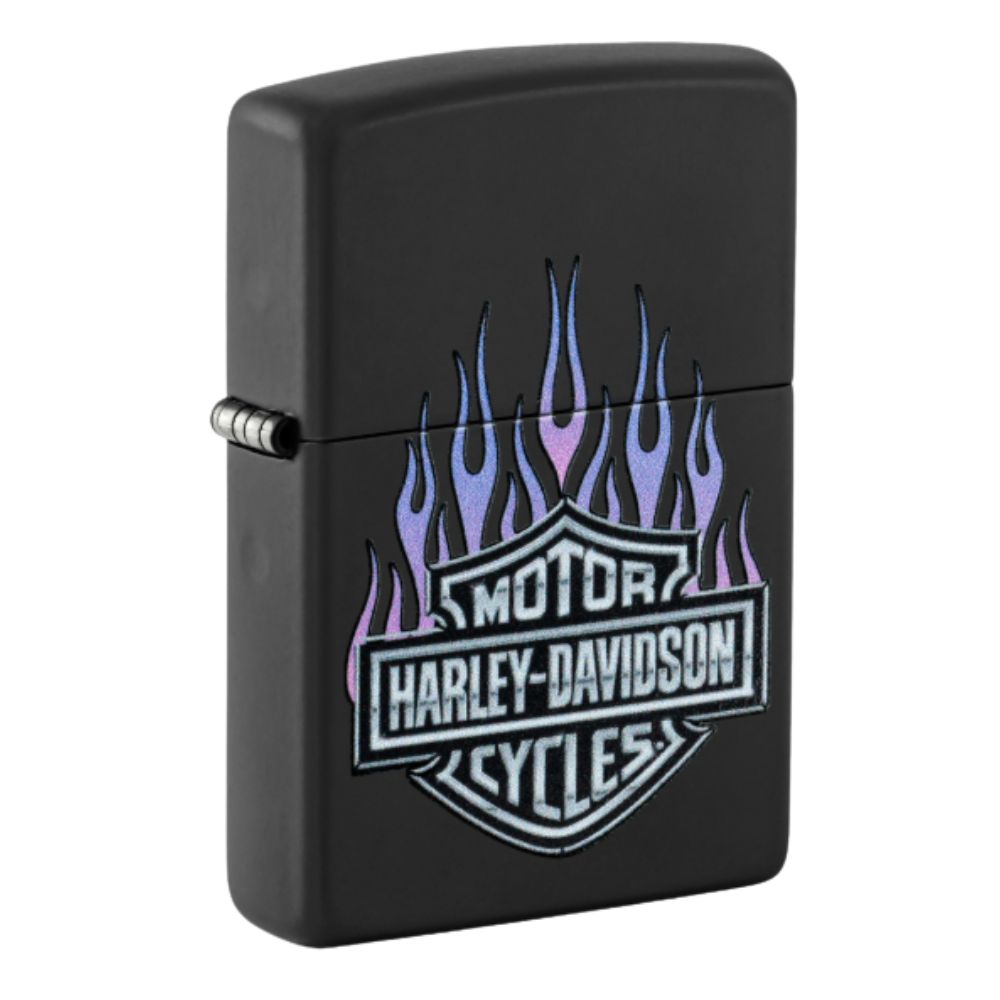 ENCENDEDOR ZIPPO, MODELO HARLEY-DAVIDSON BLACK MATTE