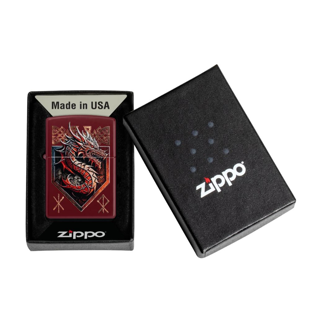 ENCENDEDOR ZIPPO, MODELO 46021 RED DRAGON DESIGN - Imagen 2