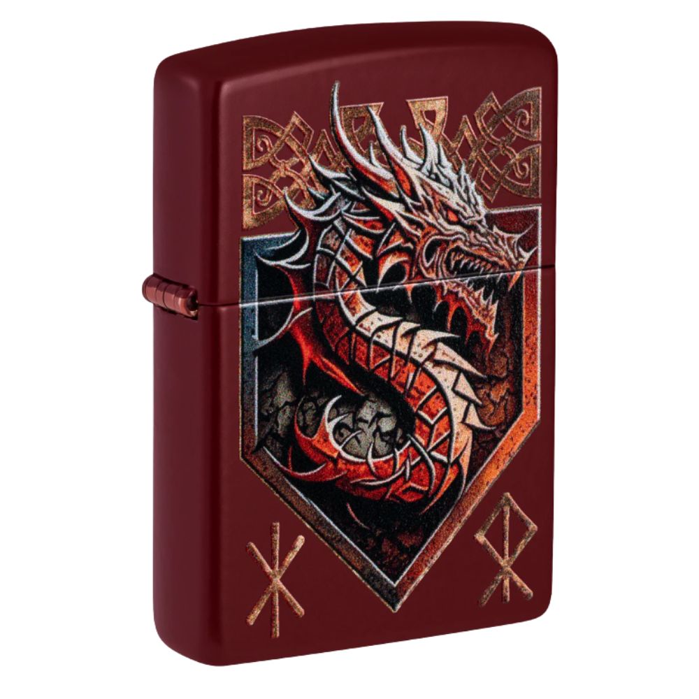 ENCENDEDOR ZIPPO, MODELO 46021 RED DRAGON DESIGN