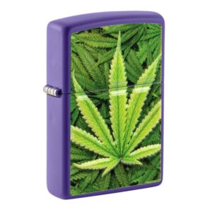 ENCENDEDOR ZIPPO, MODELO CANNABIS DESIGN