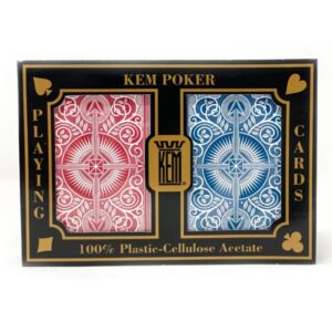 CARTAS PARA JUGAR BICYCLE KEM ARROW RED/BLUE