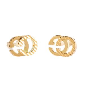 ARETES DE BOTÓN GUCCI YBD652219001 RUNNING G