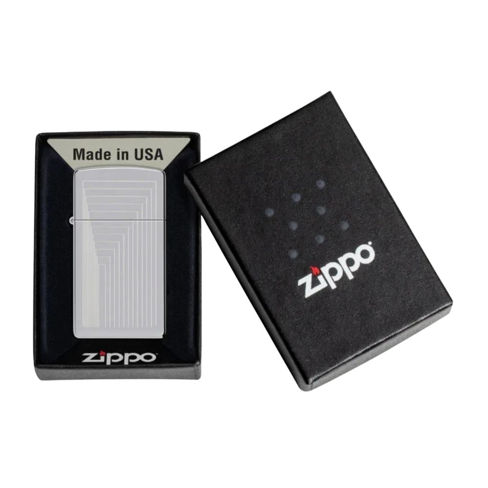 ENCENDEDOR ZIPPO MODELO 46706, PATTERN SLIM - Imagen 2