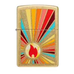 ENCENDEDOR ZIPPO MODELO 46957, BEAMING FLAME